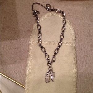 James Avery charm bracelet with praying angel